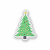 Sticker Sapin de Noël (Devant)