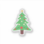 Sticker Sapin de Noël (Devant)