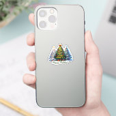 Sticker sapin de Noël  (Téléphone)