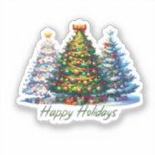 Sticker sapin de Noël  (Recto)