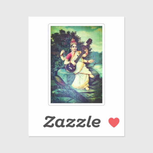 Sticker Saraswati (Feuille)