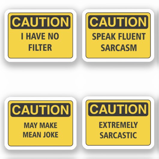 Sticker Sarcasm II (Recto)