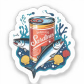 Sticker Sardines en conserve (Recto)
