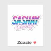 Sticker Sashay Away (Feuille)