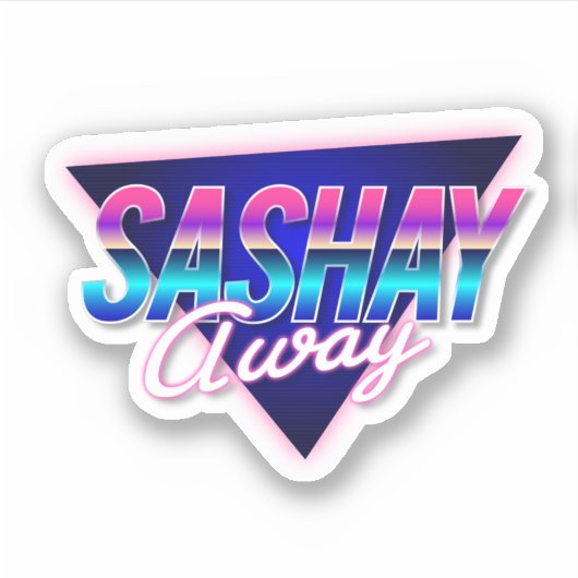 Sticker Sashay Away (Devant)