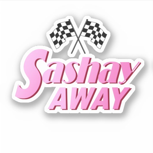 Sticker Sashay Away (Devant)