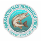 Sticker Saskatchewan Pike Fishing (Devant)