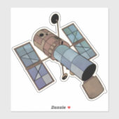 Sticker Satellite (Feuille)