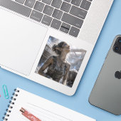 Sticker Satisfaction / Ouvrier cimentier / Mine de sel (Ordinateur portable avec iPhone)