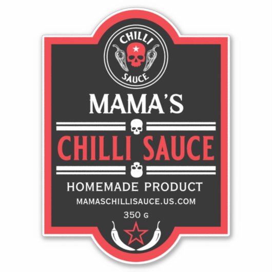 Sticker Sauce chili maison (Devant)