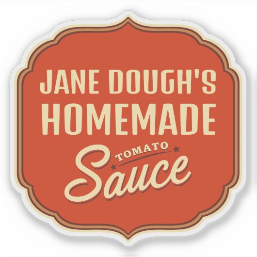 Sticker Sauce tomate (Devant)