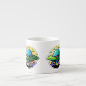 Sticker Saucer Art Espresso Mug (Devant)