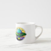 Sticker Saucer Art Espresso Mug (Droite)