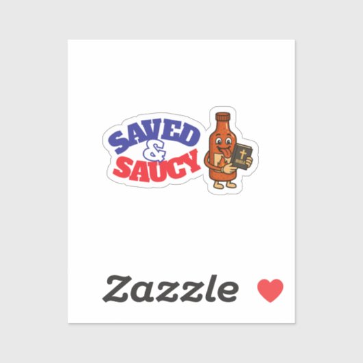 Sticker Saucy & Saucy (Feuille)