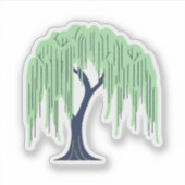 Sticker Saule pleureur (Devant)