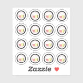 Sticker Saumon de fromage à pâte de sushi (Feuille)