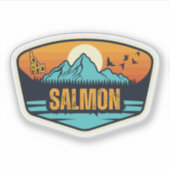 Sticker Saumon, Idaho (Devant)