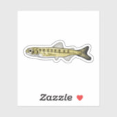 Sticker Saumon Sockeye Fry (Feuille)