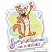 Sticker Sauter Igauna sur une bâche!™ (Devant)
