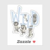 Sticker SAUVAGE | Wild Things et Max - Bleu (Feuille)