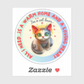 Sticker sauveur de chat st4 (Feuille)
