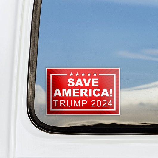 Sticker Sauvez l'Amérique Trump 2024