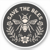 Sticker Sauvez les abeilles (Devant)