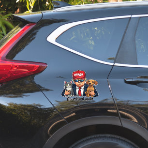 Sticker Sauvez les animaux de compagnie Trump Election