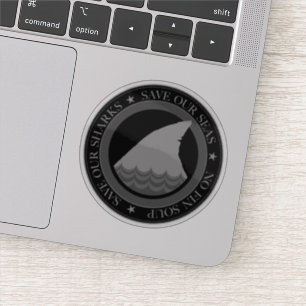 Sticker sauvez nos requins