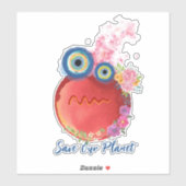 Sticker Sauvez notre planète (Feuille)