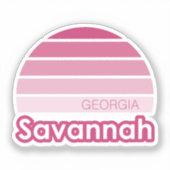 Sticker Savannah Georgia (Recto)