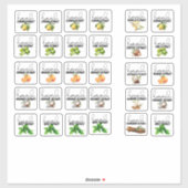 Sticker Saveurs d'extraction mixtes Jeu 2 (Feuille)