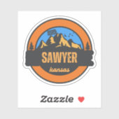 Sticker Sawyer, Kansas (Feuille)