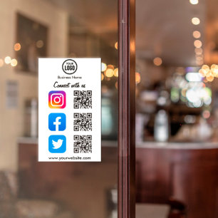 Sticker Scanner De Code QR Pour Se Connecter Sur Les Média