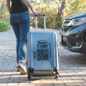 Sticker Scanner de code QR Texte personnalisé Entreprise P (Valise Insitu)
