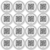 Sticker Scanner le code QR du menu | Restaurant & Café (Devant)