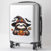 Sticker Scary Halloween Sloth Witch Costume Casquette Mer (Sur valise)