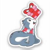 Sticker Sceau avec cadeau (Recto)