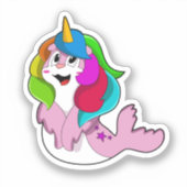 Sticker Sceau comme licorne (Recto)