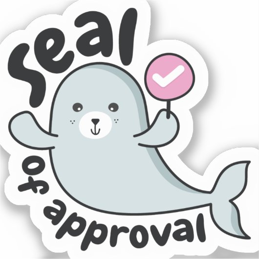 Sticker Sceau D'Approbation (Recto)