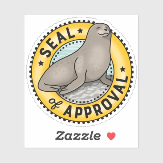 Sticker Sceau d'approbation (Feuille)