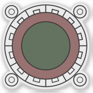 Sticker Sceau de Chalco de Díaz Covarrubias, Mexique