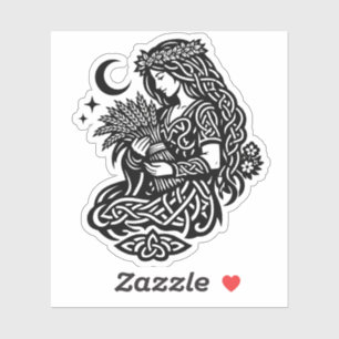 Sticker Sceau de la Vierge — Encre de zodiaque terrestre