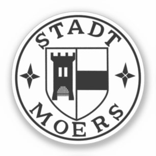 Sticker Sceau de la ville de Moers, Allemagne