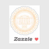 Sticker Sceau de l'université Miskatonic (Feuille)