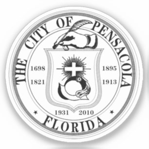 Sticker Sceau de Pensacola, Floride