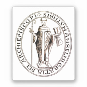 Sticker Sceau de Saint Anselm de Canterbury