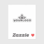 Sticker Sceau d'enveloppe de votre logo (Feuille)