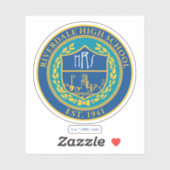 Sticker Sceau du lycée de Riverdale (Feuille)