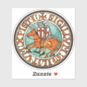 Sticker Sceau modèle (Feuille)